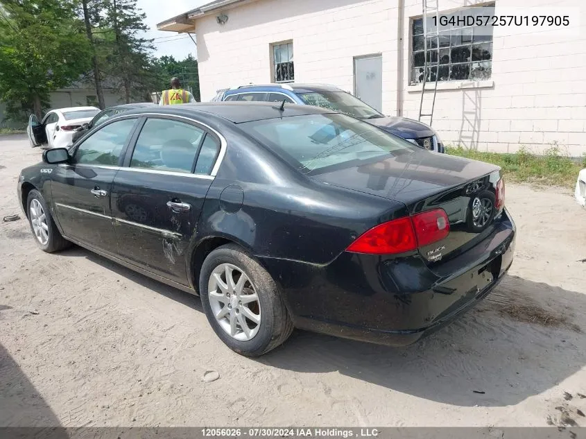 1G4HD57257U197905 2007 Buick Lucerne Cxl