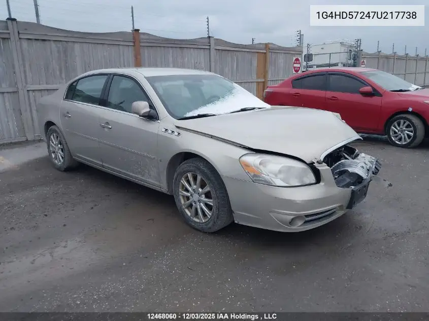 1G4HD57247U217738 2007 Buick Lucerne