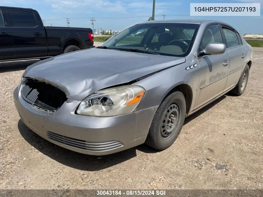 2007 Buick Lucerne Cx VIN: 1G4HP57257U207193 Lot: 30043184