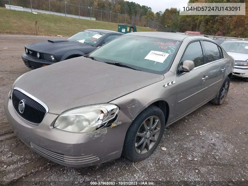 1G4HD57247U143091 2007 Buick Lucerne Cxl