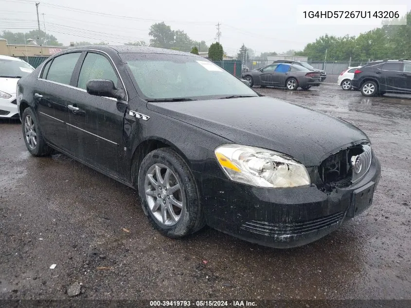 2007 Buick Lucerne Cxl VIN: 1G4HD57267U143206 Lot: 39419793