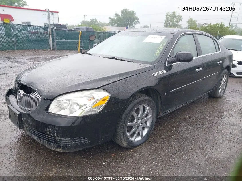 2007 Buick Lucerne Cxl VIN: 1G4HD57267U143206 Lot: 39419793