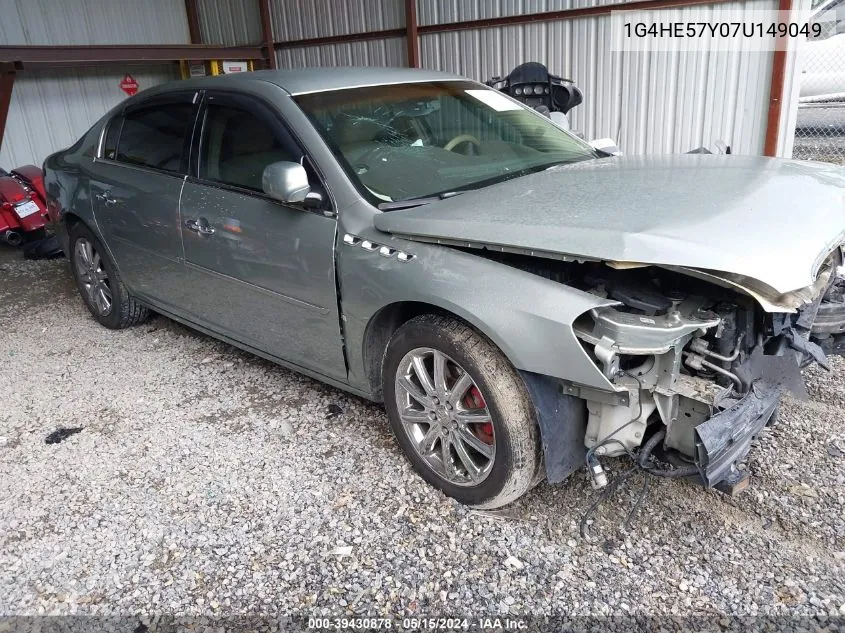 1G4HE57Y07U149049 2007 Buick Lucerne Cxs