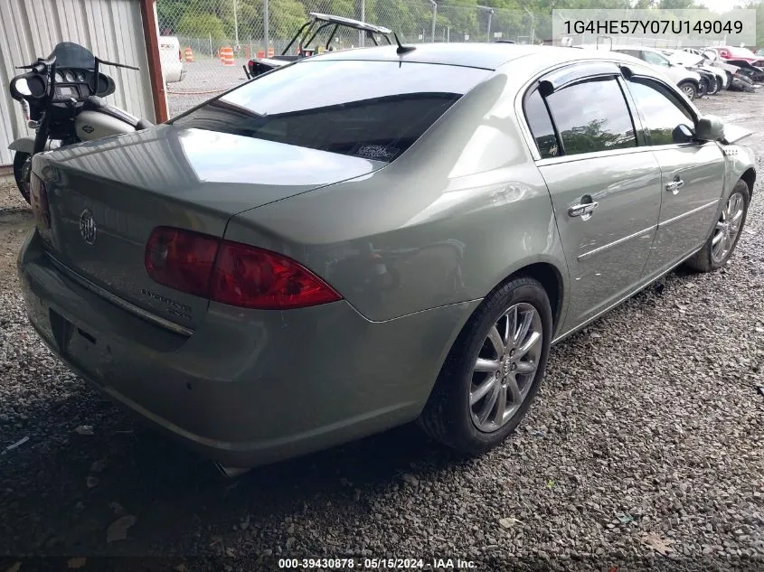 1G4HE57Y07U149049 2007 Buick Lucerne Cxs