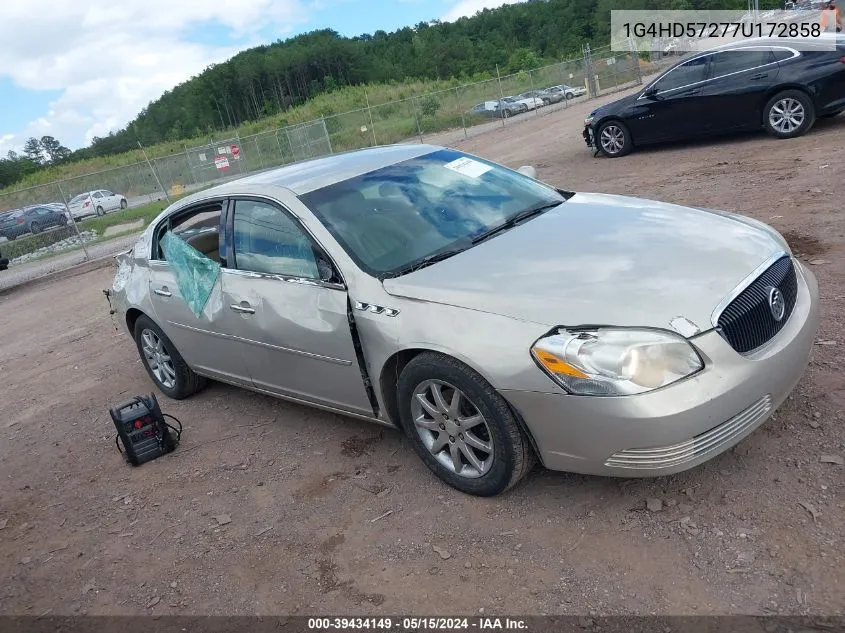 2007 Buick Lucerne Cxl VIN: 1G4HD57277U172858 Lot: 39434149