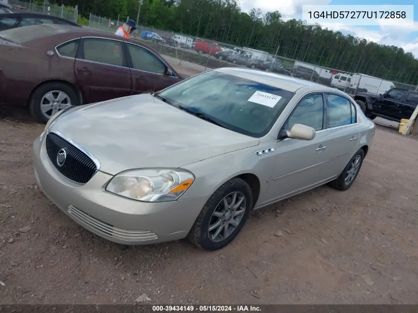 2007 Buick Lucerne Cxl VIN: 1G4HD57277U172858 Lot: 39434149