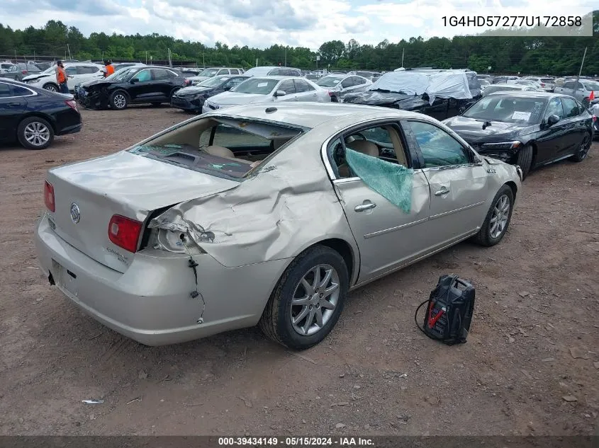 1G4HD57277U172858 2007 Buick Lucerne Cxl