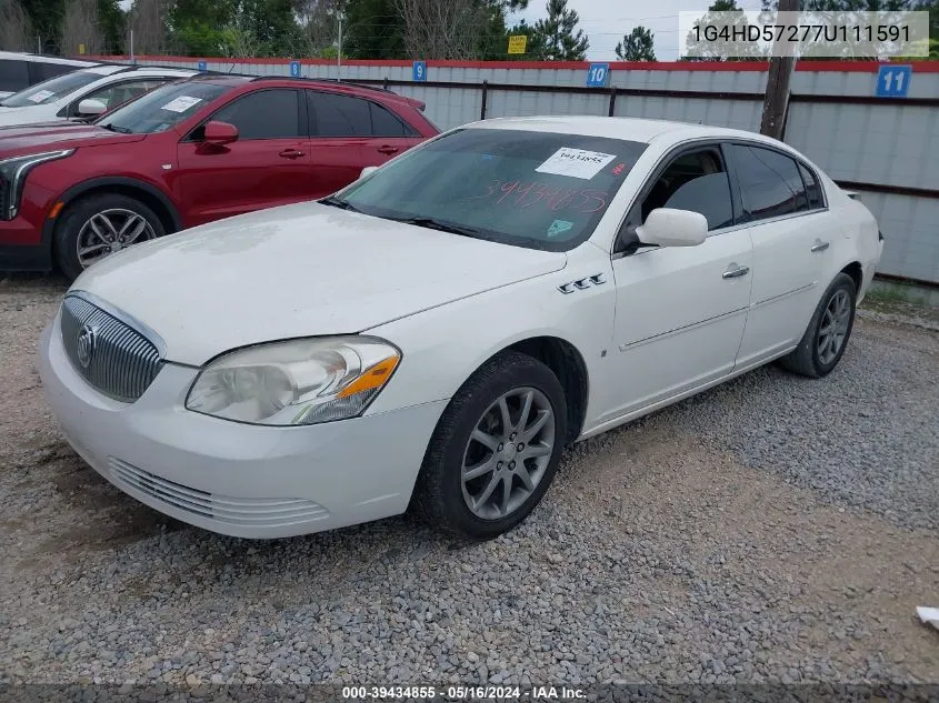 1G4HD57277U111591 2007 Buick Lucerne Cxl