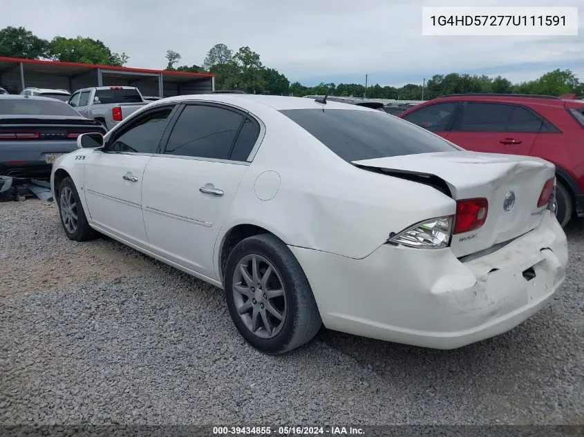 1G4HD57277U111591 2007 Buick Lucerne Cxl