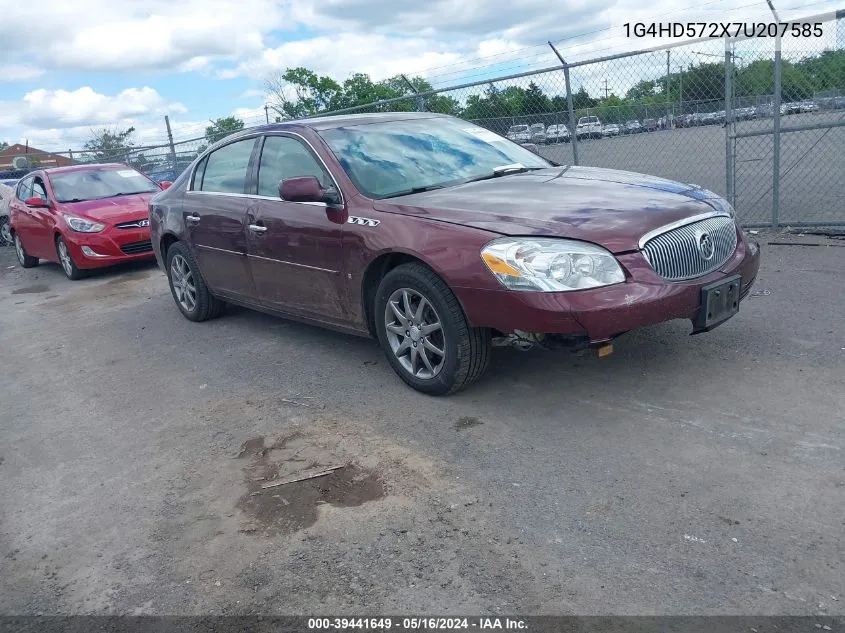 2007 Buick Lucerne Cxl VIN: 1G4HD572X7U207585 Lot: 39441649