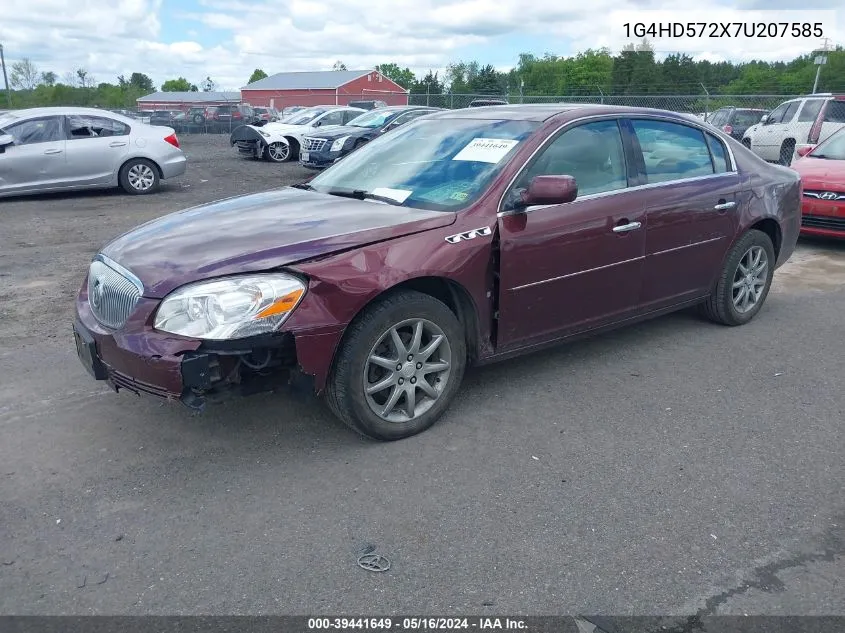 2007 Buick Lucerne Cxl VIN: 1G4HD572X7U207585 Lot: 39441649