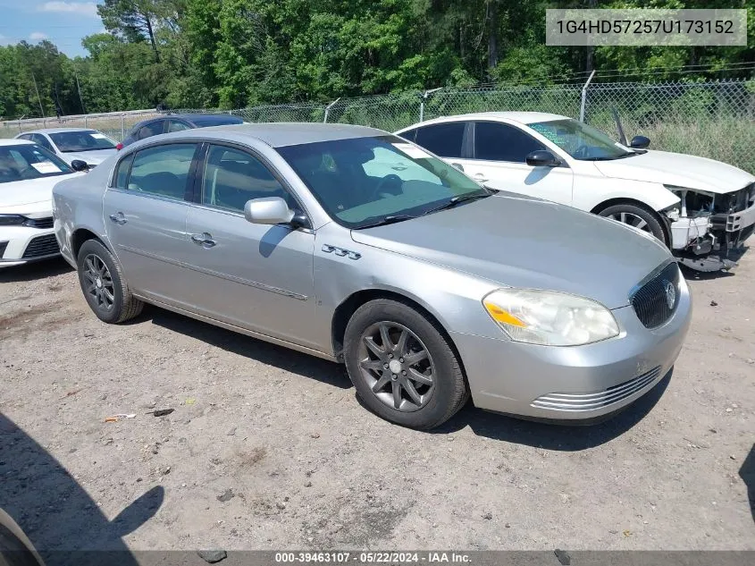 2007 Buick Lucerne Cxl VIN: 1G4HD57257U173152 Lot: 39463107