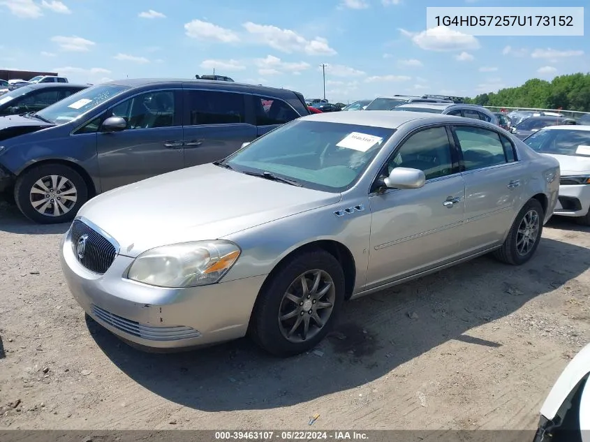 2007 Buick Lucerne Cxl VIN: 1G4HD57257U173152 Lot: 39463107