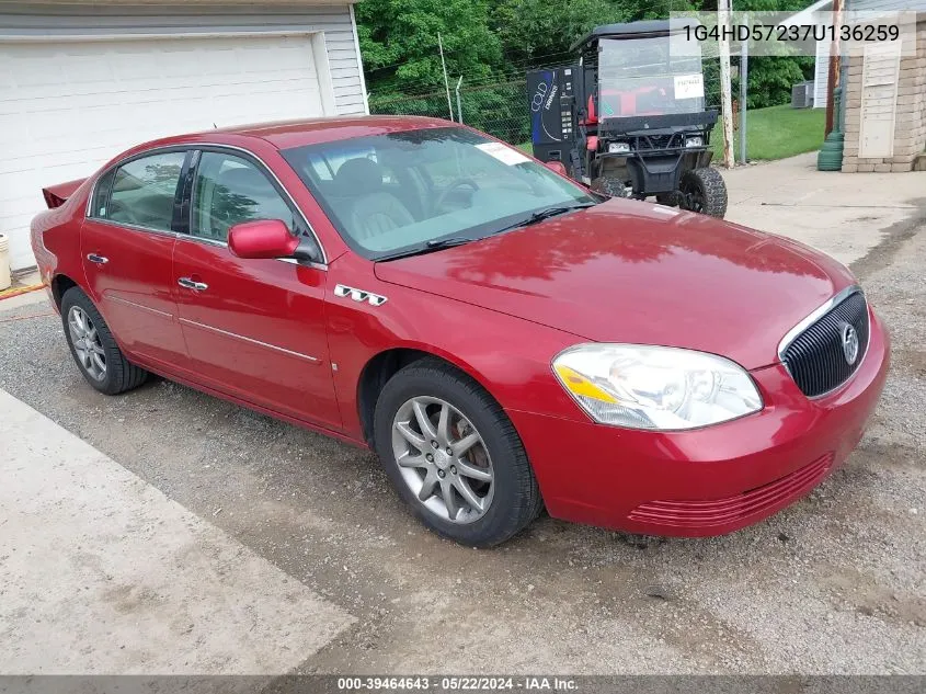 1G4HD57237U136259 2007 Buick Lucerne Cxl