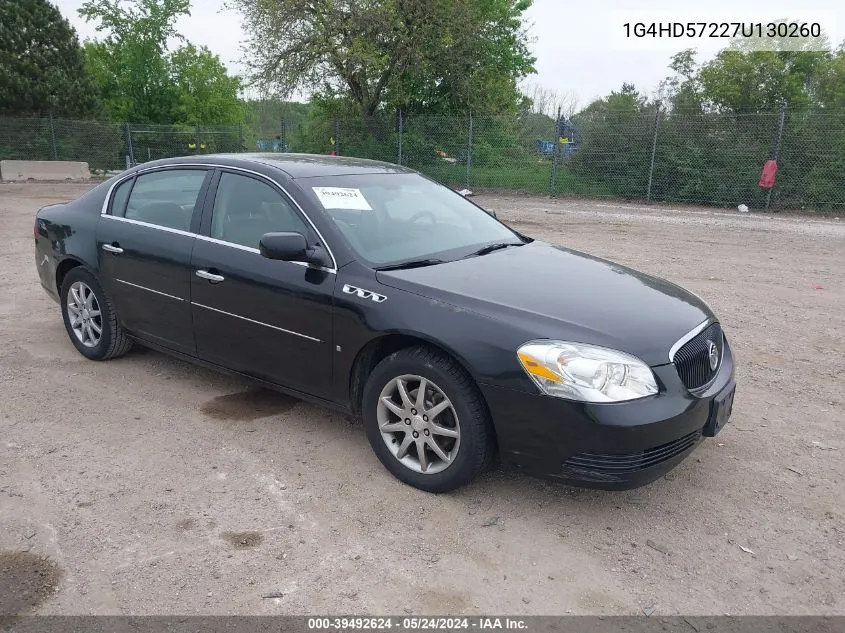 2007 Buick Lucerne Cxl VIN: 1G4HD57227U130260 Lot: 39492624