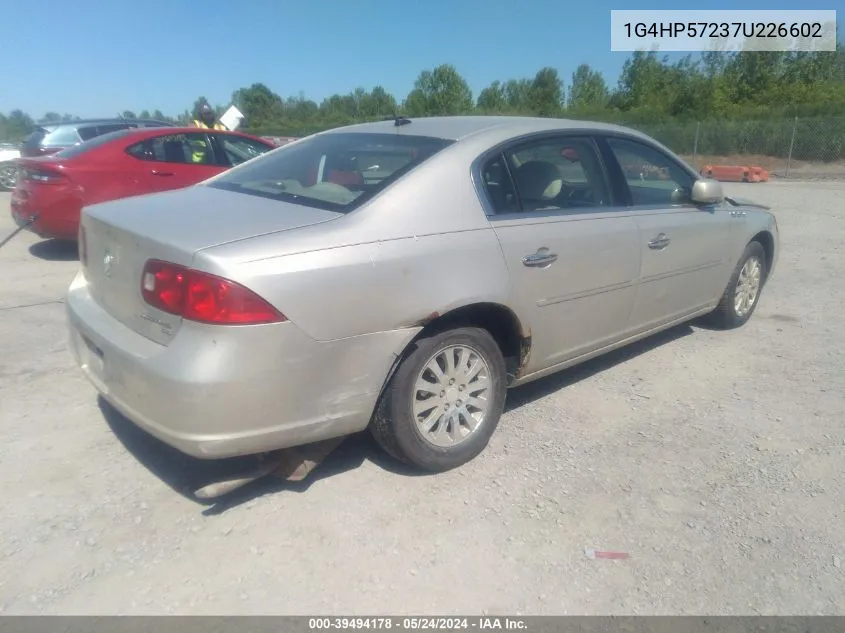 2007 Buick Lucerne Cx VIN: 1G4HP57237U226602 Lot: 39494178