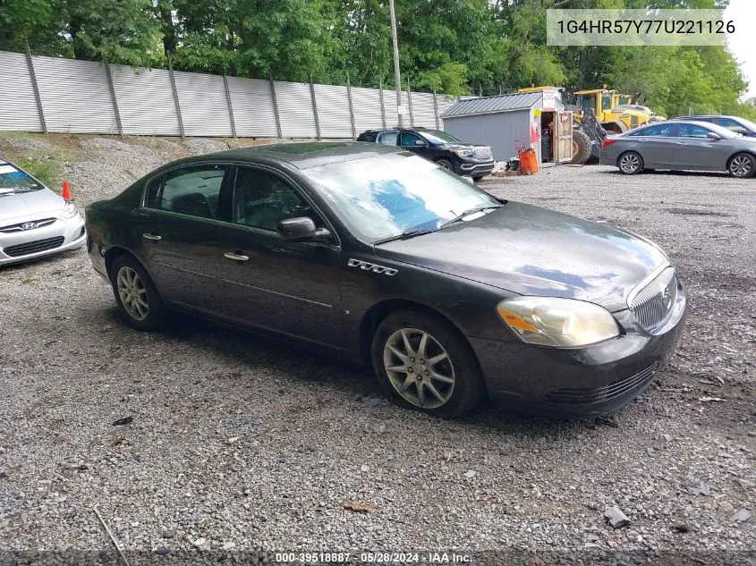 2007 Buick Lucerne Cxl VIN: 1G4HR57Y77U221126 Lot: 39518887