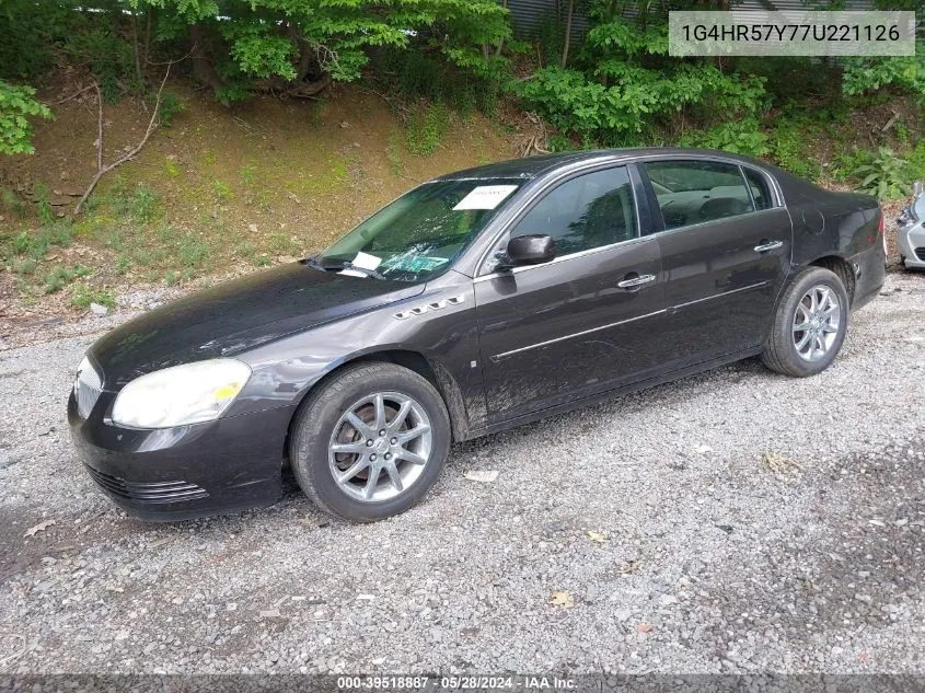 2007 Buick Lucerne Cxl VIN: 1G4HR57Y77U221126 Lot: 39518887