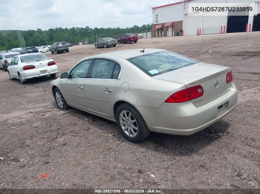 2007 Buick Lucerne Cxl VIN: 1G4HD57287U233859 Lot: 39521595