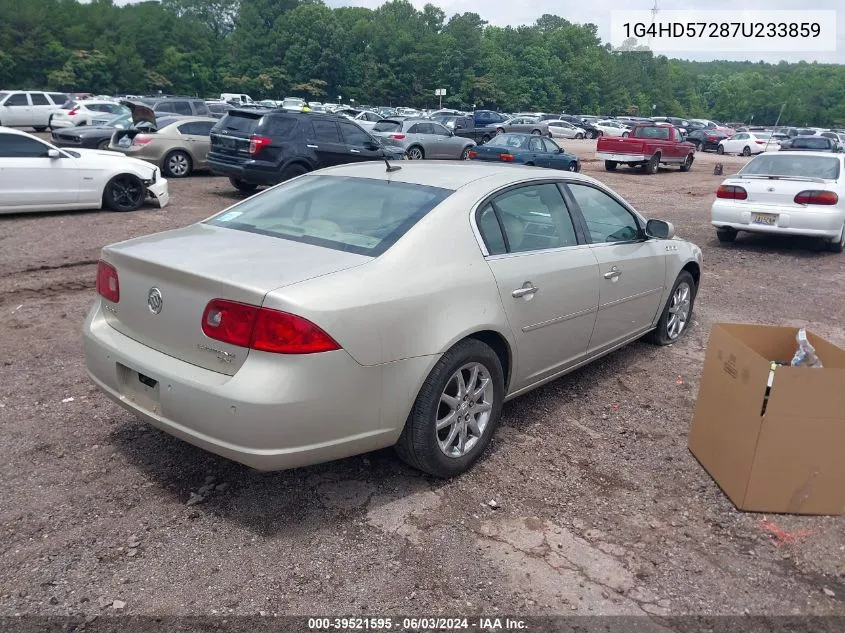 1G4HD57287U233859 2007 Buick Lucerne Cxl