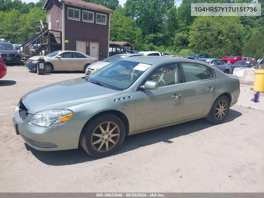 2007 Buick Lucerne Cxl VIN: 1G4HR57Y17U151736 Lot: 39523848