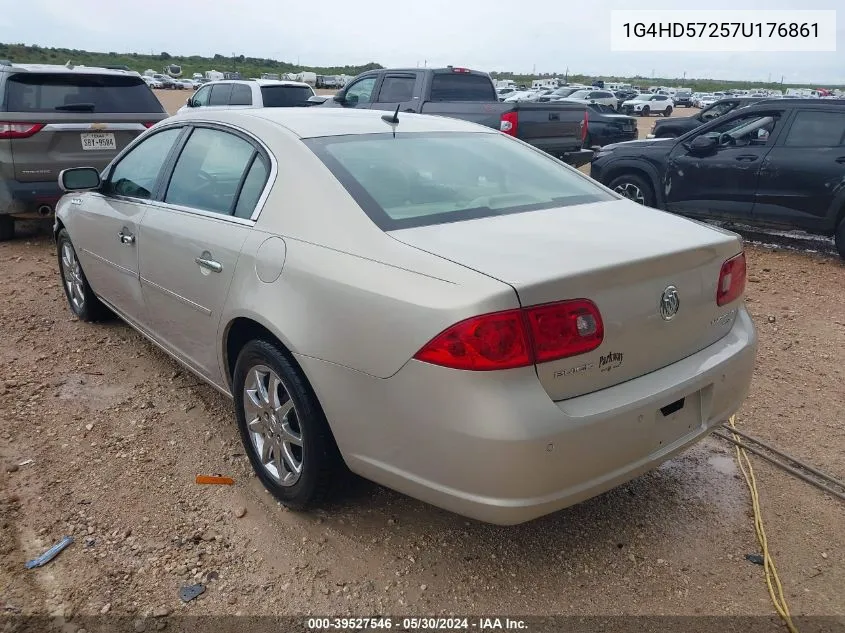 2007 Buick Lucerne Cxl VIN: 1G4HD57257U176861 Lot: 39527546