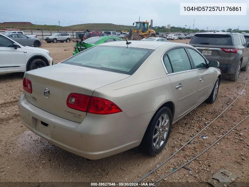 2007 Buick Lucerne Cxl VIN: 1G4HD57257U176861 Lot: 39527546