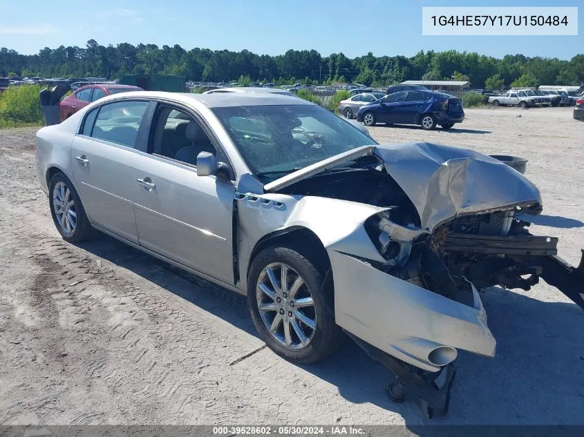 1G4HE57Y17U150484 2007 Buick Lucerne Cxs