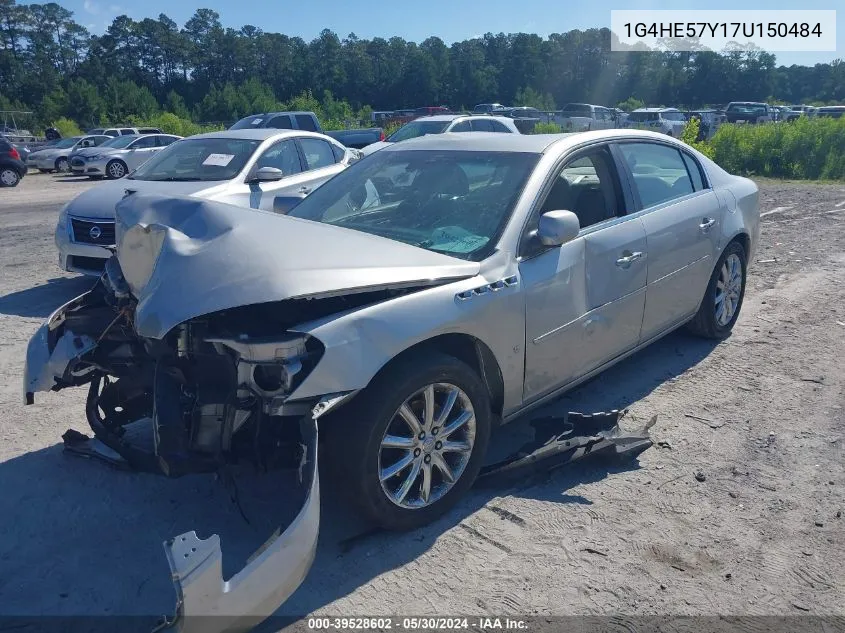 2007 Buick Lucerne Cxs VIN: 1G4HE57Y17U150484 Lot: 39528602