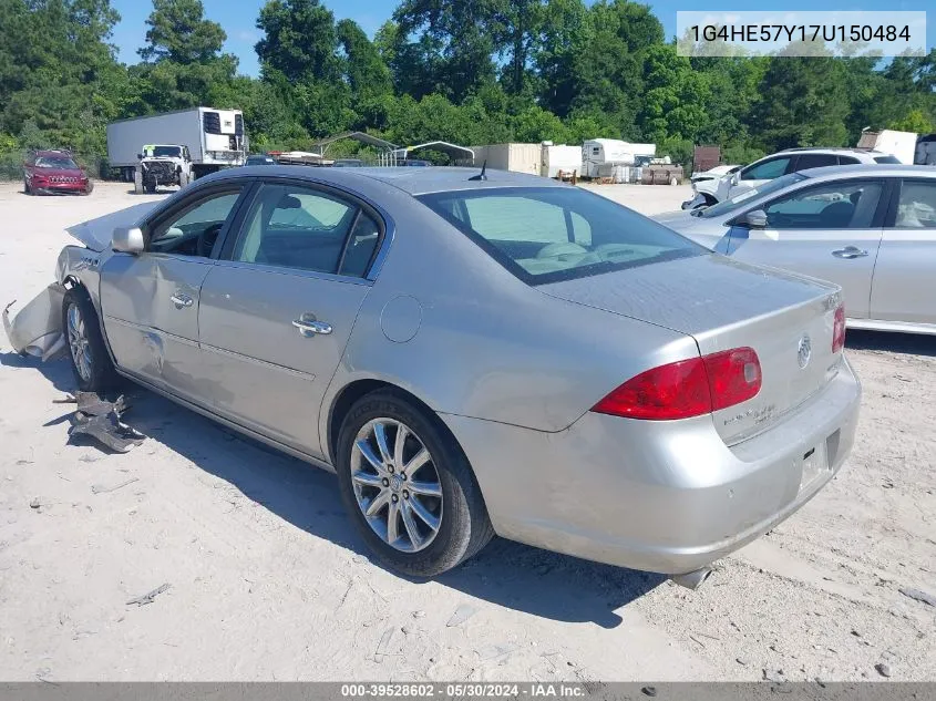 2007 Buick Lucerne Cxs VIN: 1G4HE57Y17U150484 Lot: 39528602