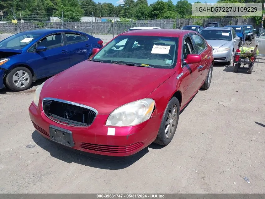 2007 Buick Lucerne Cxl VIN: 1G4HD57227U109229 Lot: 39531747