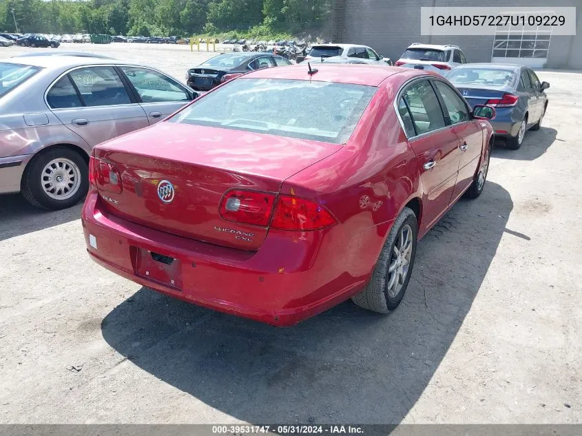 1G4HD57227U109229 2007 Buick Lucerne Cxl