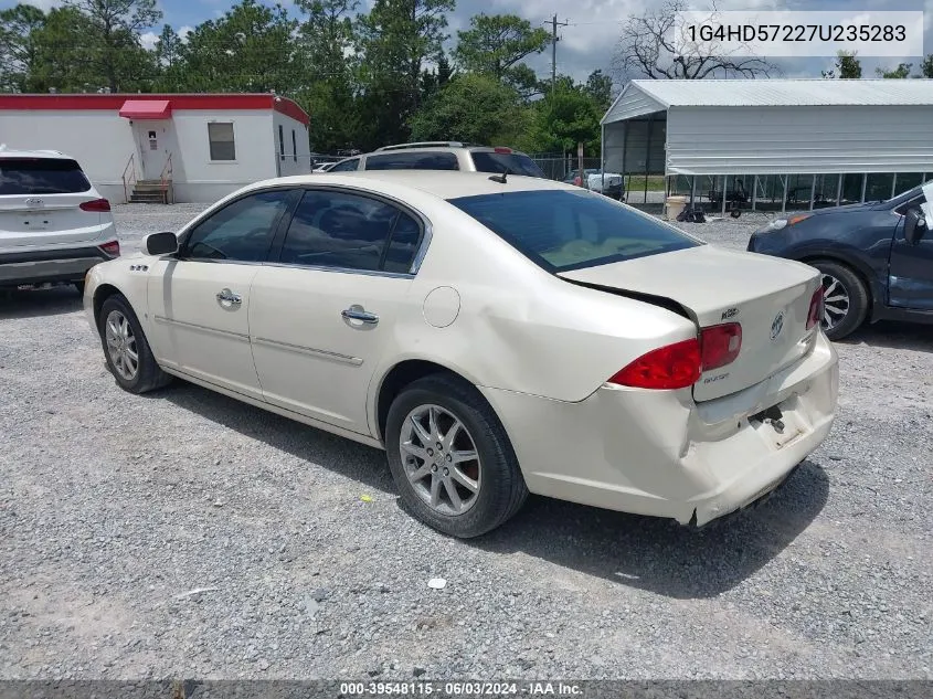 2007 Buick Lucerne Cxl VIN: 1G4HD57227U235283 Lot: 39548115