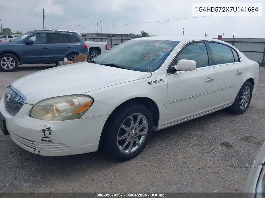 2007 Buick Lucerne Cxl VIN: 1G4HD572X7U141684 Lot: 39570387