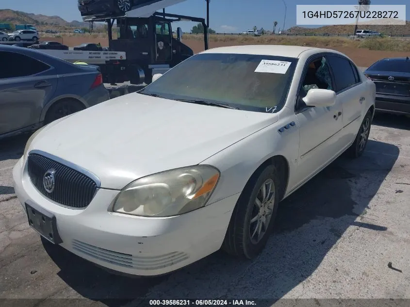 1G4HD57267U228272 2007 Buick Lucerne Cxl