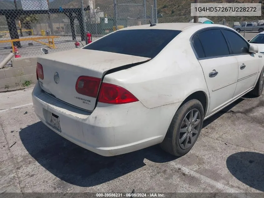 1G4HD57267U228272 2007 Buick Lucerne Cxl