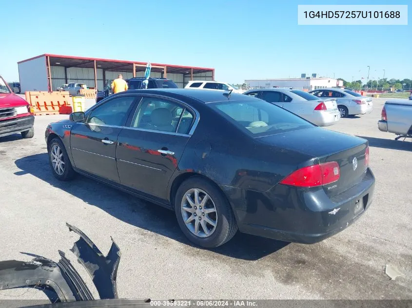 2007 Buick Lucerne Cxl VIN: 1G4HD57257U101688 Lot: 39593221