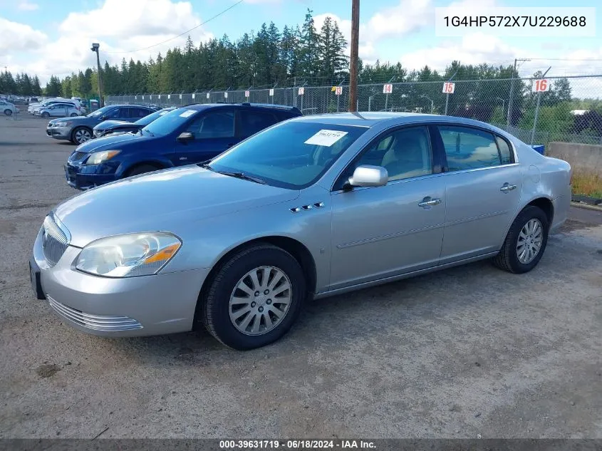 2007 Buick Lucerne Cx VIN: 1G4HP572X7U229688 Lot: 39631719