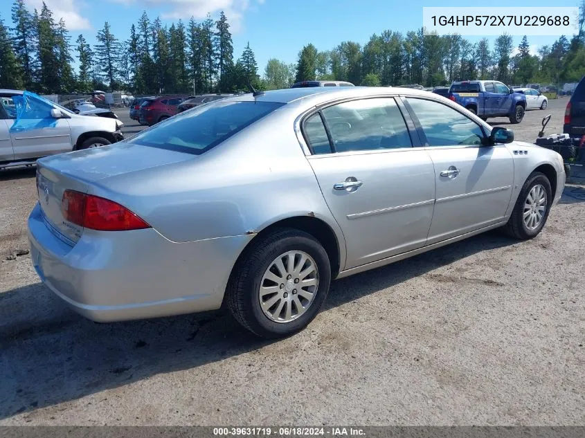 1G4HP572X7U229688 2007 Buick Lucerne Cx