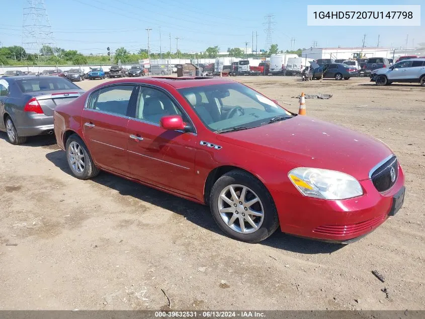 1G4HD57207U147798 2007 Buick Lucerne Cxl