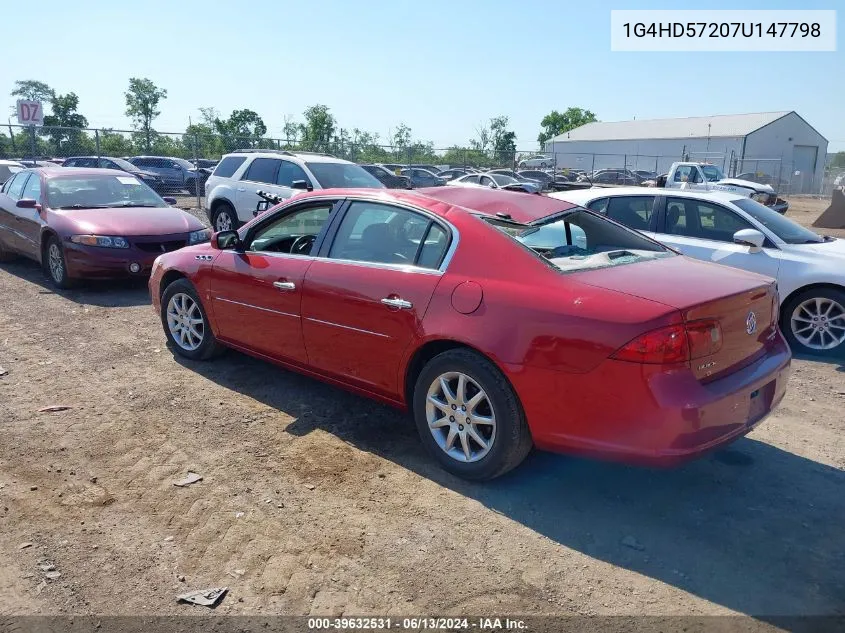 1G4HD57207U147798 2007 Buick Lucerne Cxl