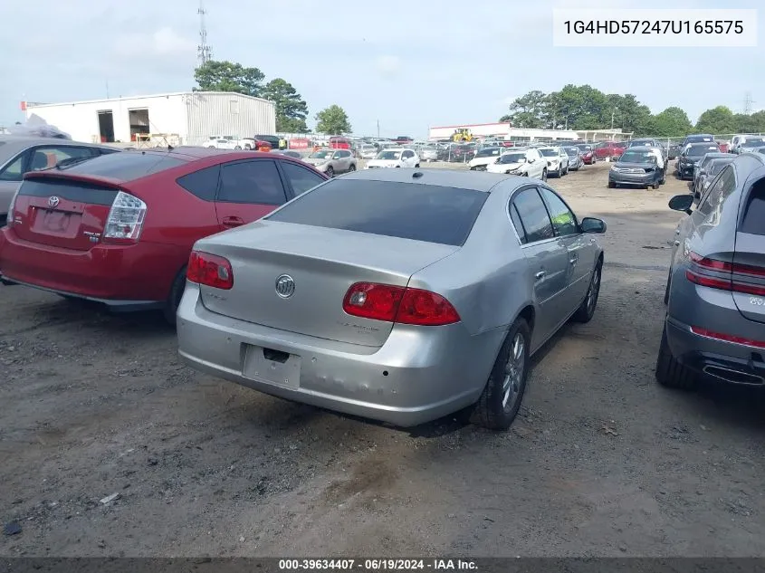 2007 Buick Lucerne Cxl VIN: 1G4HD57247U165575 Lot: 39634407