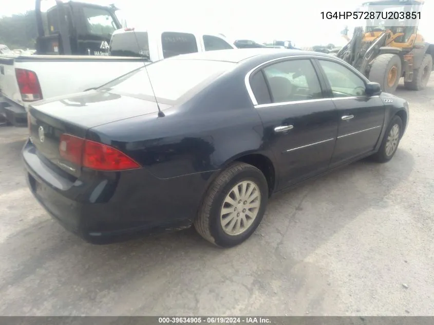 1G4HP57287U203851 2007 Buick Lucerne Cx