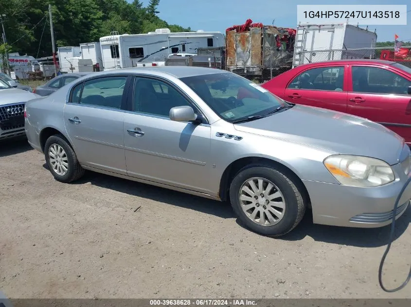 1G4HP57247U143518 2007 Buick Lucerne Cx