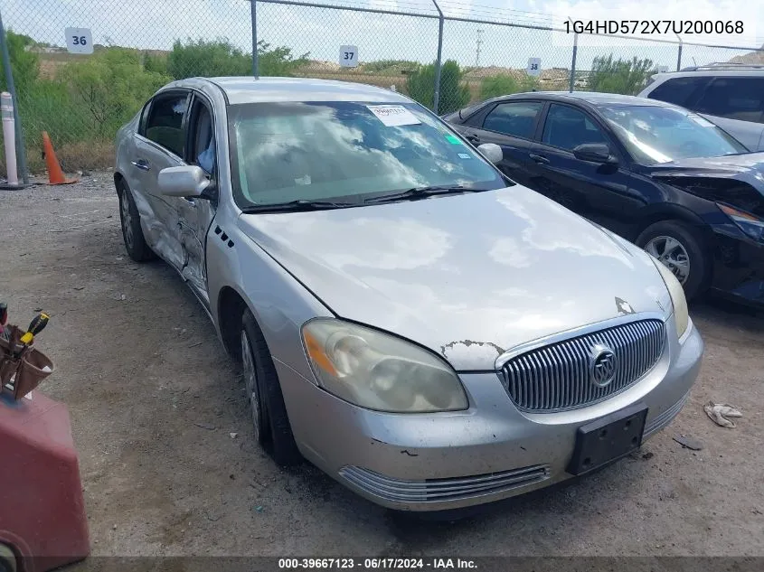 2007 Buick Lucerne Cxl VIN: 1G4HD572X7U200068 Lot: 39667123