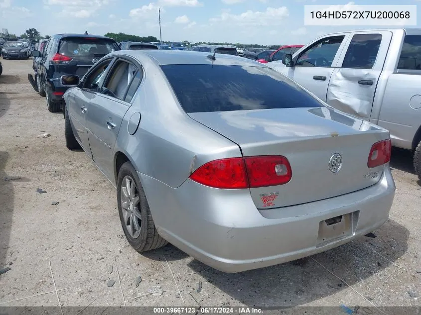 2007 Buick Lucerne Cxl VIN: 1G4HD572X7U200068 Lot: 39667123