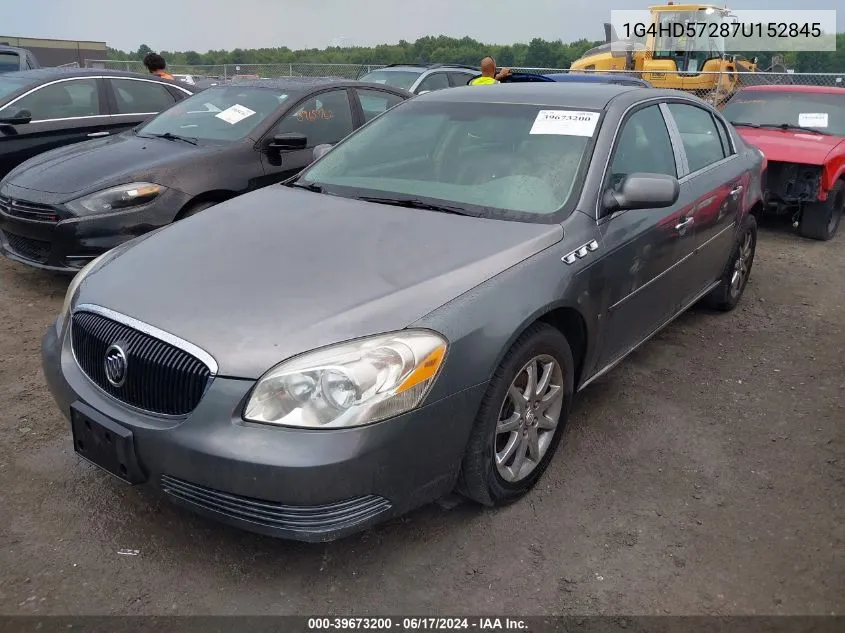 2007 Buick Lucerne Cxl VIN: 1G4HD57287U152845 Lot: 39673200