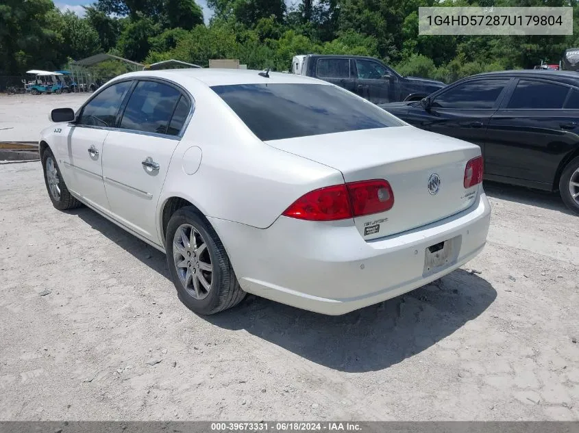 1G4HD57287U179804 2007 Buick Lucerne Cxl