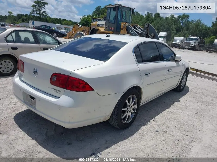 1G4HD57287U179804 2007 Buick Lucerne Cxl