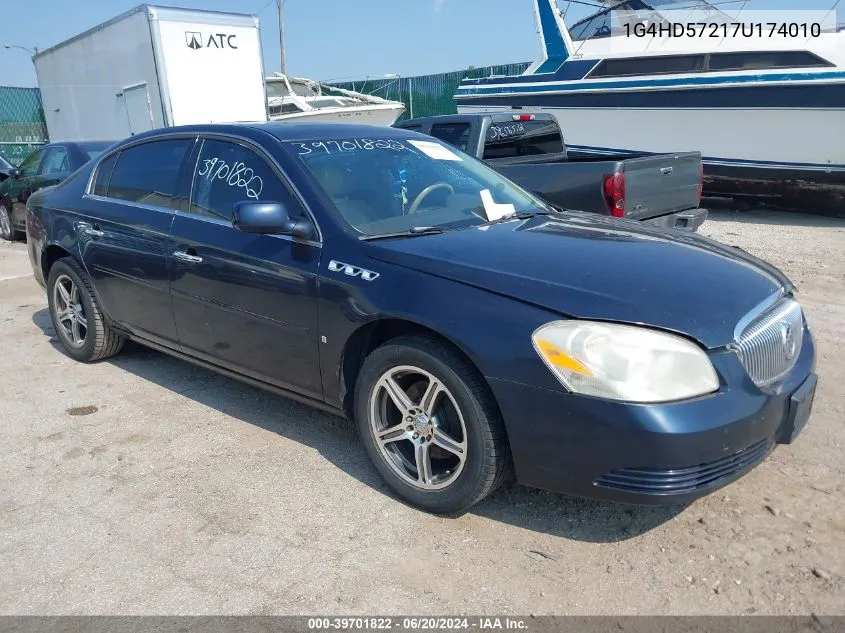 1G4HD57217U174010 2007 Buick Lucerne Cxl